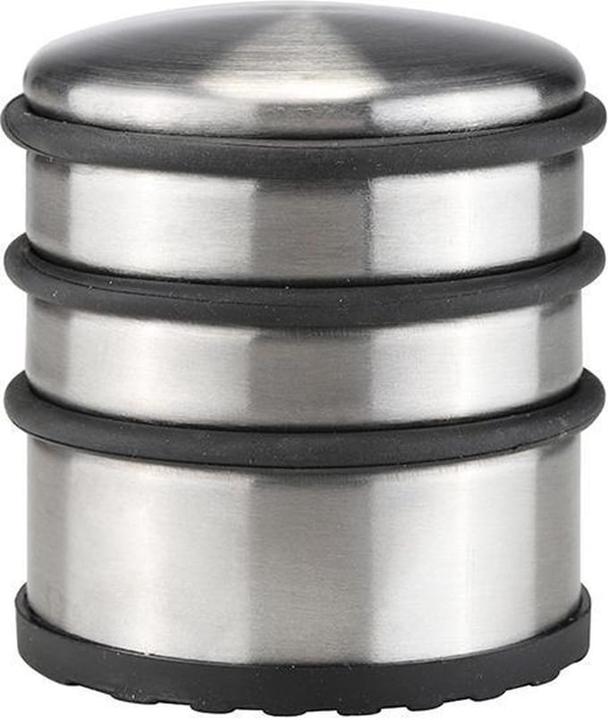 Haushalt Deurstopper - 9 x 9 Cm - Rvs