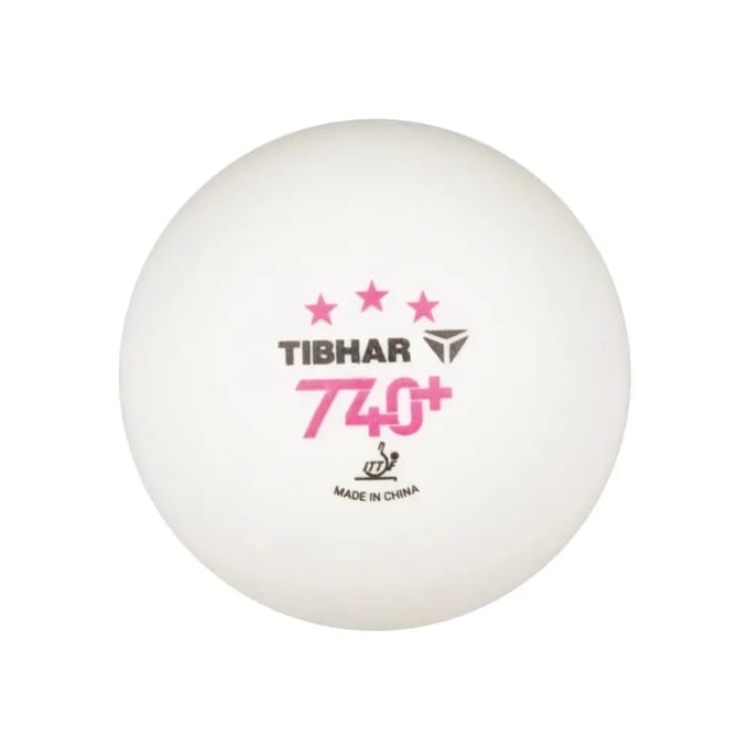 Tibhar Tafeltennisballen T40 Training box van 6 3* - Wit - Ping Pong Ballen