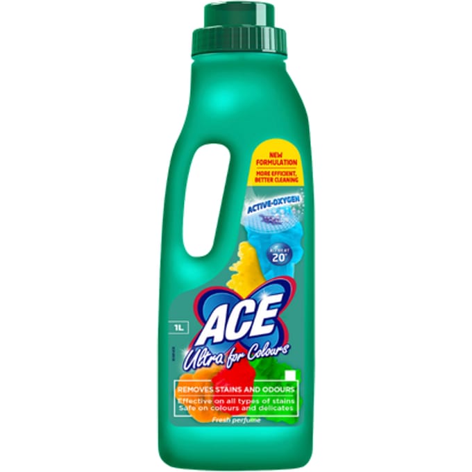 ACE Ultra For Colours Laundry Stain Remover Liquid 1000 ml