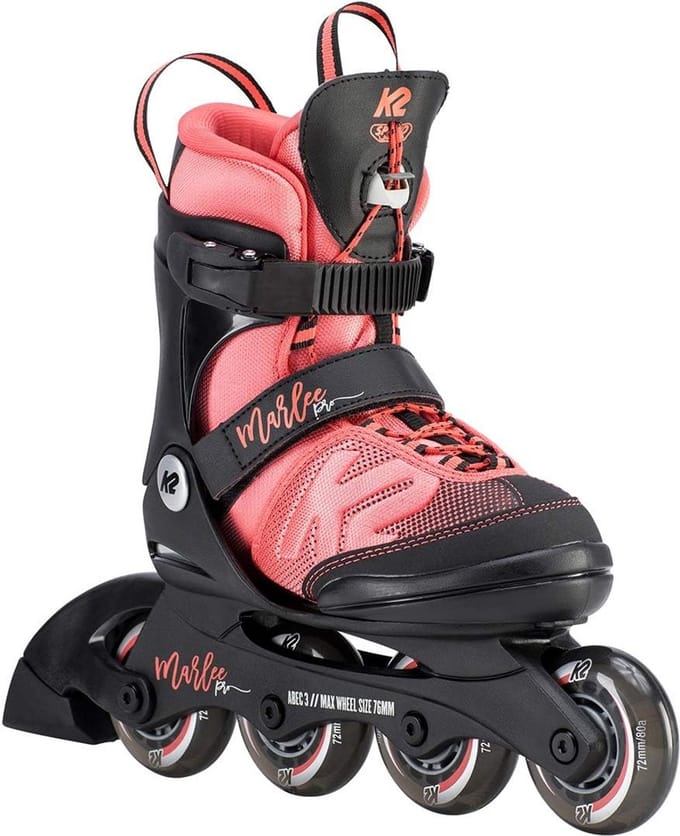 Verstelbare Meisjes Inline Skates Comfortabele Softboot