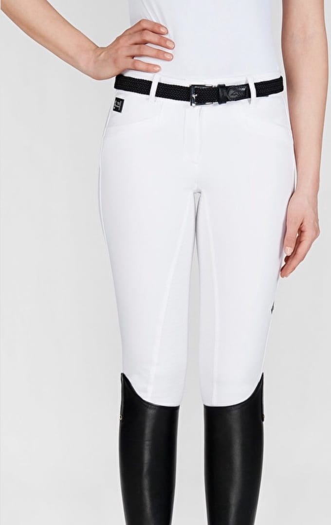Equiline Rijbroek Cedar donna full-grip White - 46 IT / 42 NL