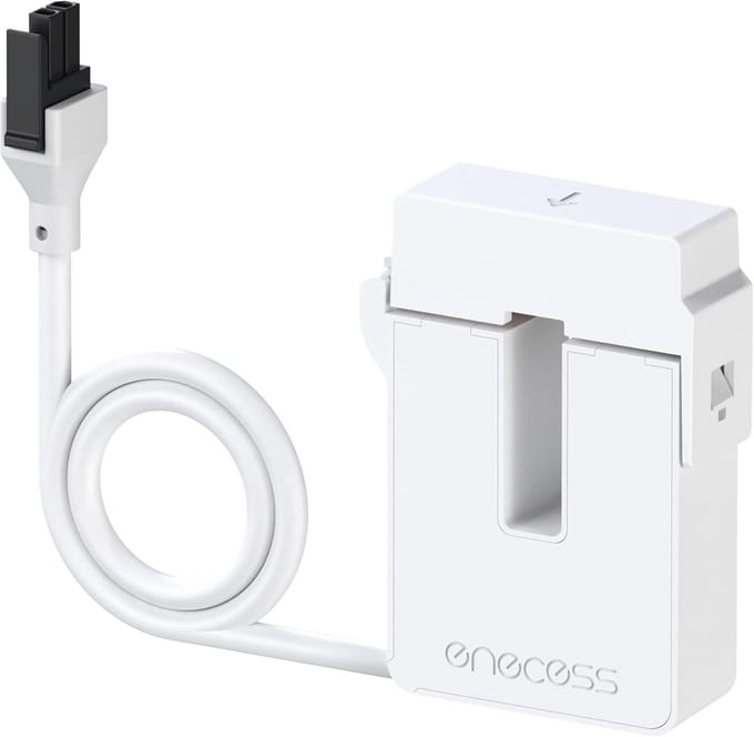 Ultradunne Stroomverbruiksensor 30A - Eenvoudig Klikmontage & Verlengbare Kabel