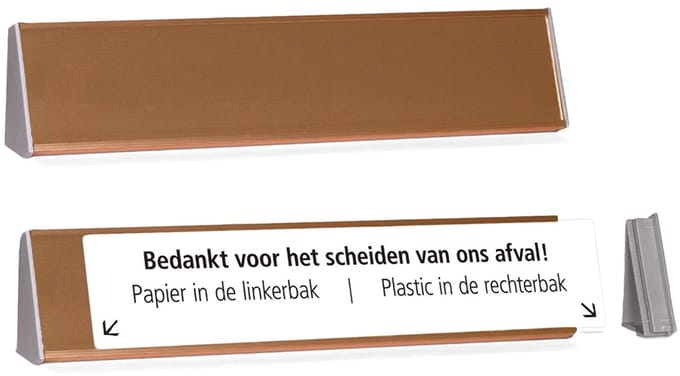 Baliebord | Roségoud | 30x6cm