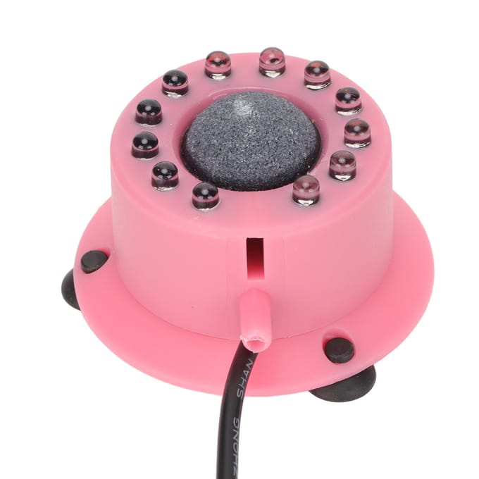 Aquarium LED Bubble Light Meerkleurig Waterdicht Hoge Helderheid Rond Aquarium Luchtbelsteen voor gray