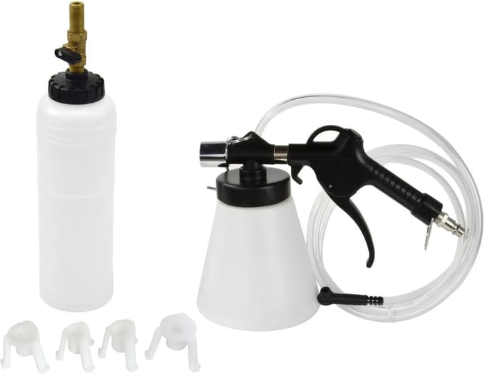 GEKO Remontluchter - Compleet Set - 0,75L Capaciteit - 6-12 Bar Druk - Inclusief 2m Slang en Adapters