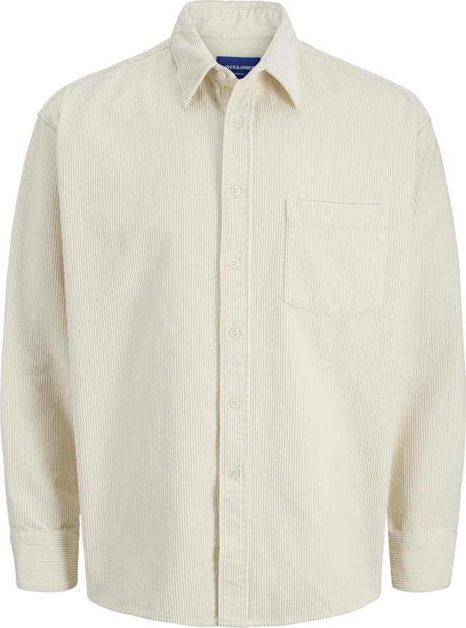 JACK&JONES - JORINWOOD OVERSIZED CORD SHIRT LS - Heren - Overhemden