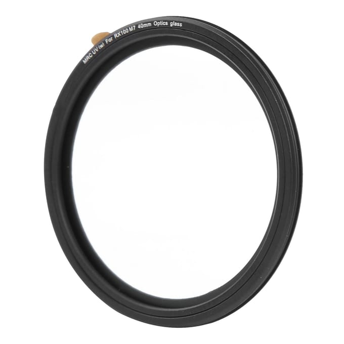 40mm Optisch Glas Camera Lens Beschermend UV Filter voor Sony RX100 M7 Camera Accessoire white