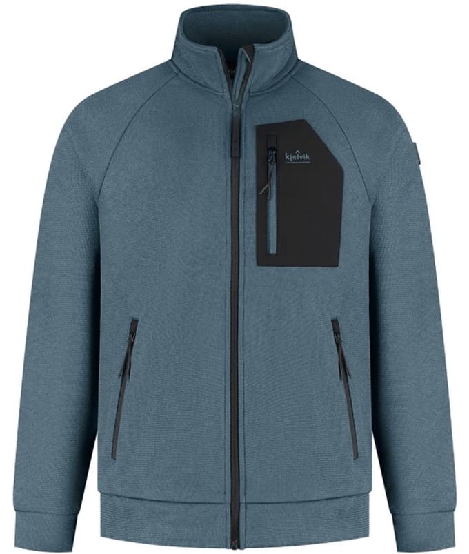 Vest Daley blue sweat/fleece zomer heren - Kjelvik - maat S
