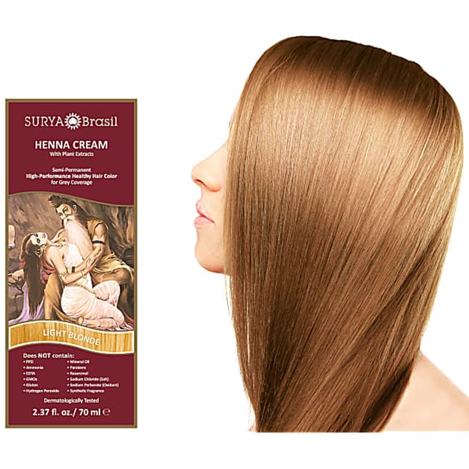 Surya Brasil Henna Haarverf Crème - Light Blonde - 70ml