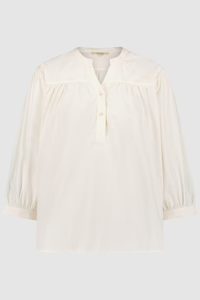 Circle of Trust Alison Blouse Poached Egg Maat: L | Longsleeves Outlet | Dames | Wit