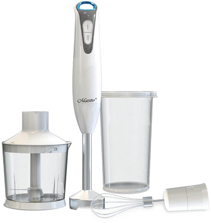 Maestro Handblender - Set - 400W - 2 snelheden - RVS messen