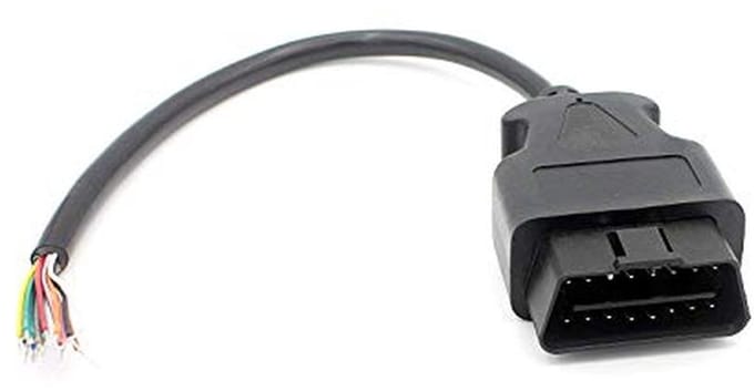 OBD-II 16 Pin Connector - Ronde Uitbreiding Diagnostische Kabel 0,3 Meter