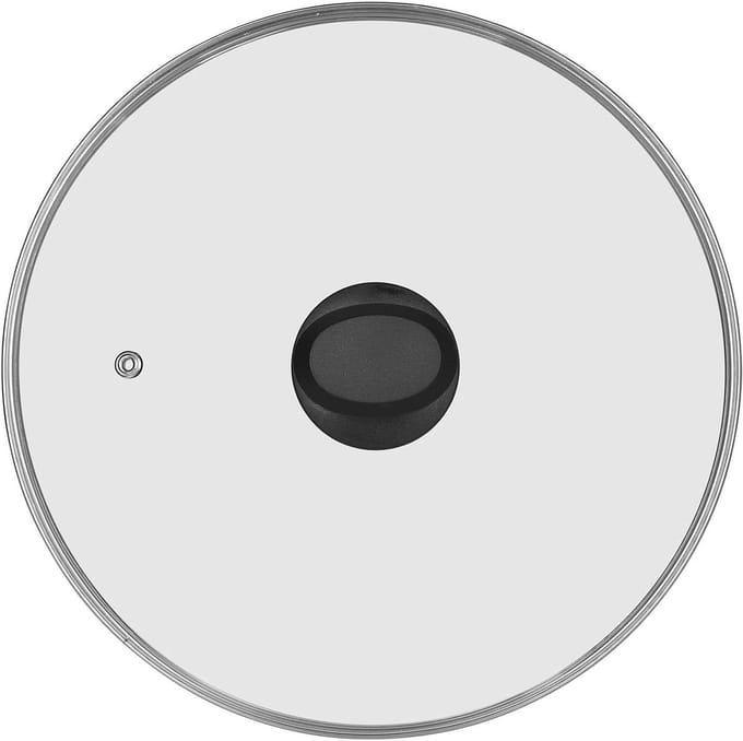 RVS Deksel - Pan Deksel - Koken - Hittebestendig - 28 cm - Transparant