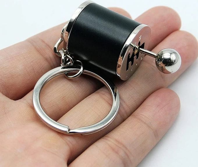 CHPN - Versnellingsbak Sleutelhanger - Schakelbak sleutelhanger - Gearbox keychain - Grappige sleutelhanger - Autoliefhebber
