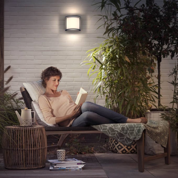 Philips Samondra wall lantern anthracite 1x12W