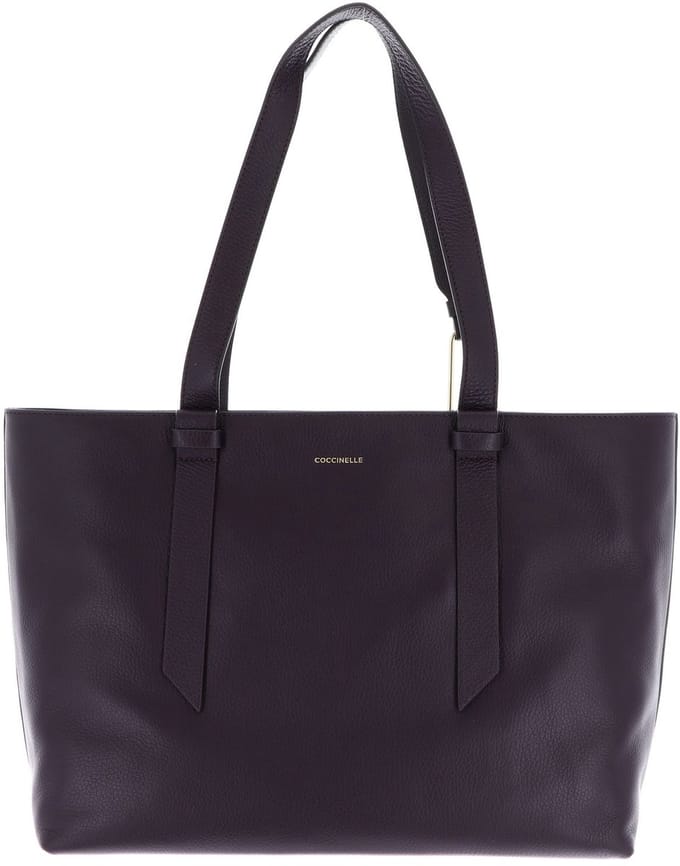 COCCINELLE Leren schoudertas Malory Handbag Prune donkerpaars