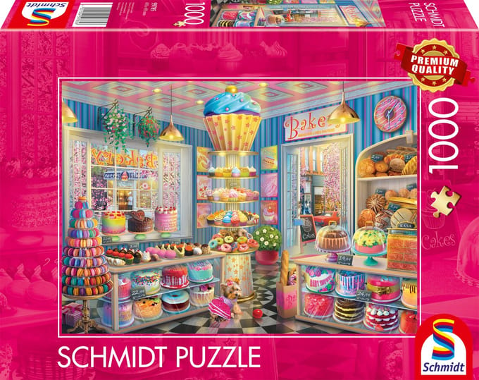 Schmidt legpuzzel Colourful Bakery - 1000 stukjes puzzel.