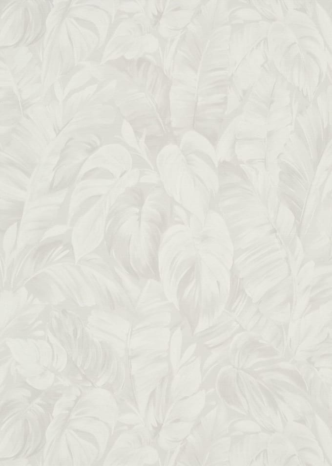 Erismann Vinylbehang 10416-31 - Play of Light - Botanisch Wit - 53cm x 10.05m