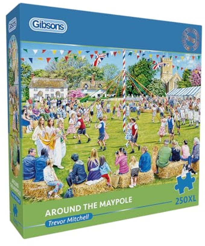 Gibsons puzzel Around the Maypole - extra grote stukjes - 250XL.