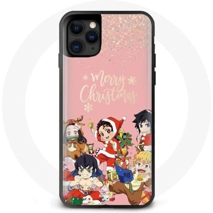 Coque pour iPhone 12 - MANIACASE - Demon Slayer - Noir - Plastique - Mixte