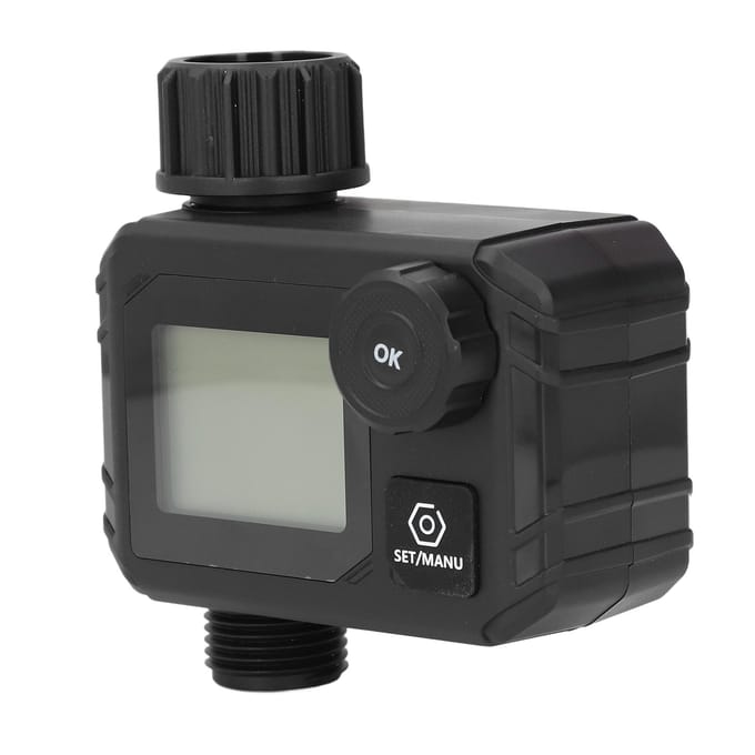 Sproeier Timer NH3/4 Inch Programmeerbaar IP55 Waterdicht Automatische Irrigatie Controller Buiten gray