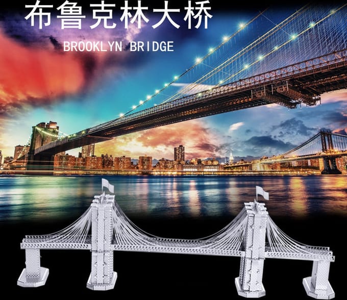 3D Metaal Model - modelbouw - Tower Bridge