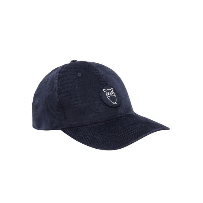Katoenen ribfluwelen honkbalpet KnowledgeCotton Apparel