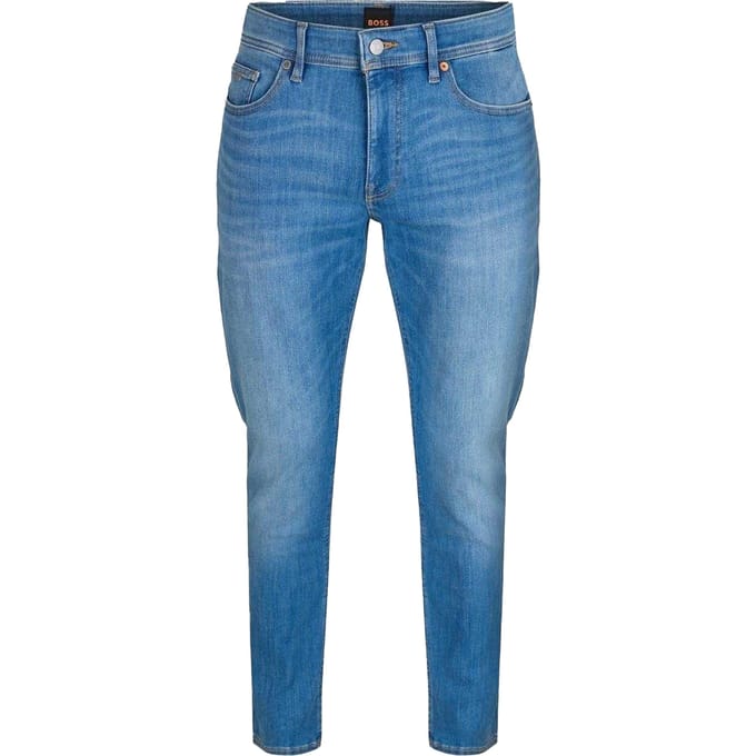 Boss Heren Delaware Denim 5 Pocket Slim Jeans (Heldere Blauw)