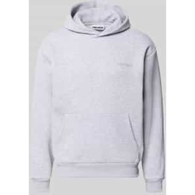 regular fit hoodie van katoenmix