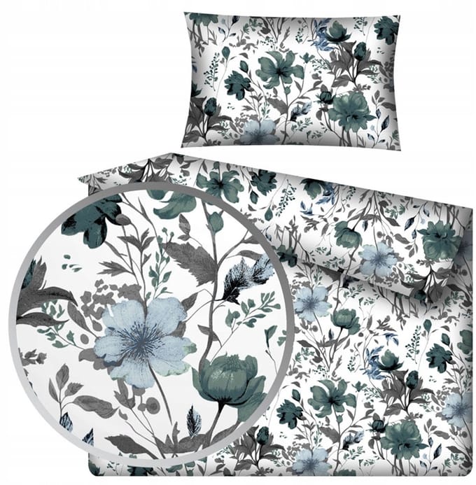 Kinderbeddengoed Katoen Bloemenprint 90x120 cm