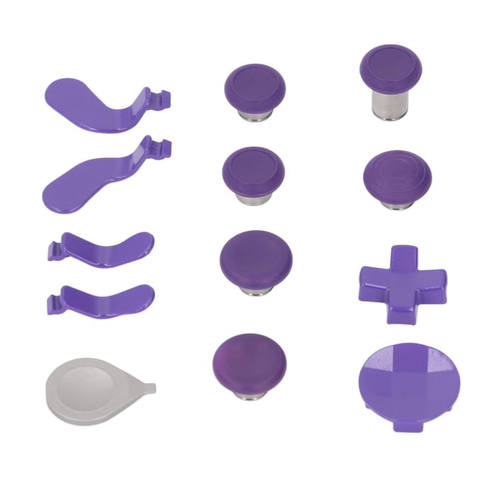 Ensemble de manettes, palettes, croix directionnelles et station de charge pour manette Elite Series 2 Series 2 Core blue