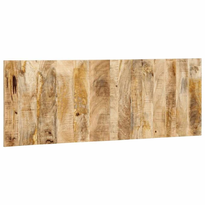 vidaXL - Hoofdbord - 140 - cm - massief - ruw - mangohout