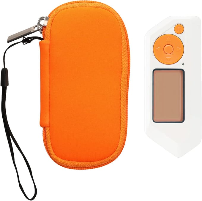 kwmobile neopreen bescherm hoesje compatibel met Flipper Zero hoes - Case voor computer multitool - In neon oranje