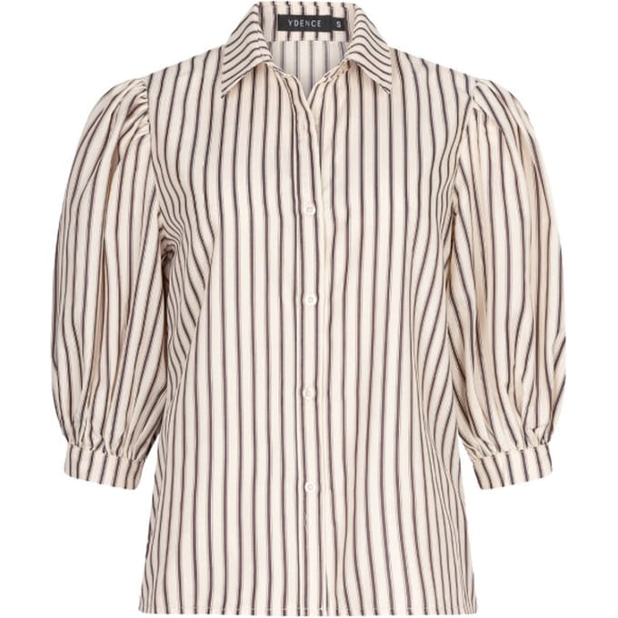 Ydence Blouse Bobbie Dames - Jurken - Ecru - Maat XS