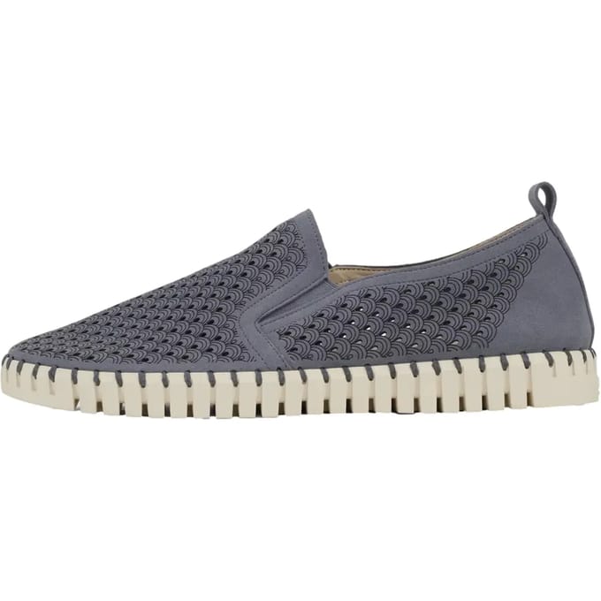 Instappers Heren TULIP140MEN beige zool - 636 Grey Blue