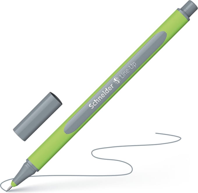 Schneider fineliner - Line-Up - lijnbreedte 0,4mm - silver-grey - S-191012
