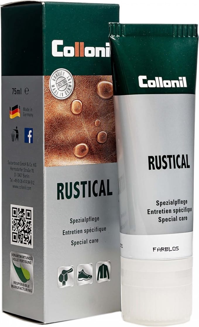 Collonil Rustical tube leer voeding voor gewaxt leer en gevette nubuck