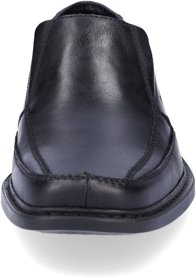 Rieker heren leren loafers zwart