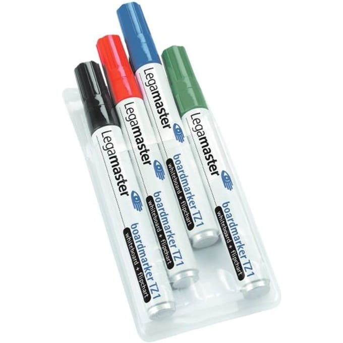 Viltstift Legamaster TZ 1 whiteboard rond 1.5-3mm assorti set à 6 stuks