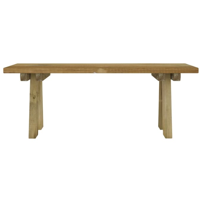 vidaXL - Tuinbank - 110 - cm - geïmpregneerd - massief - grenenhout