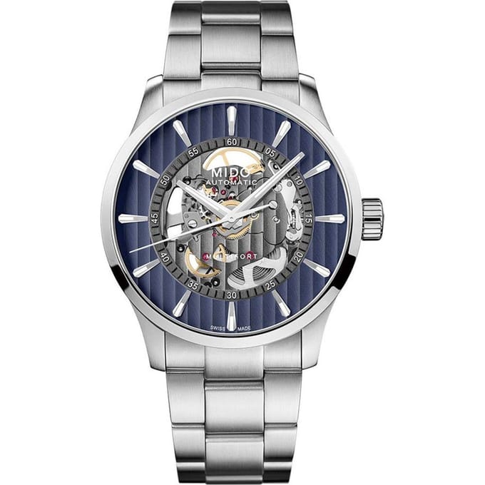 MIDO Multifort M0384361104100 Multifort Skeleton Vertigo Horloge