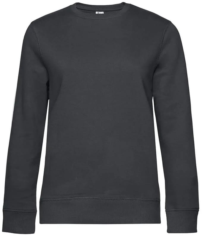Dames sweatshirt met ronde hals B&C Queen