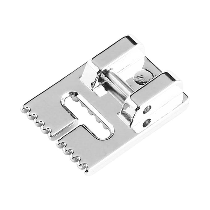 Machine à coudre électrique multifonction domestique Pied presseur pintuck à 9 rainures white