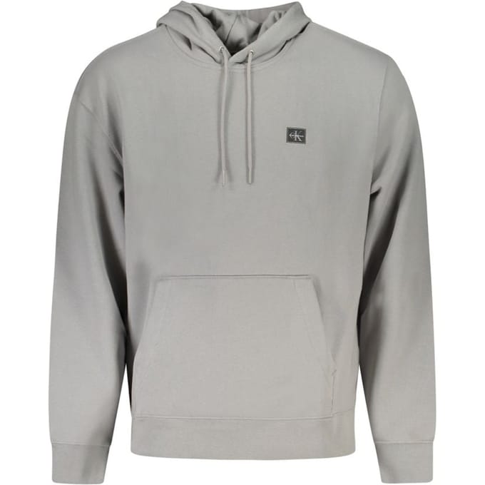 Calvin Klein Grigio Katoenen Heren Sweatshirt