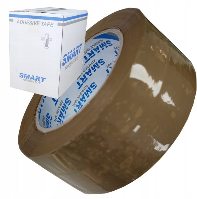 Drizzle Pakkingstape Solvent Smart 48mm x 132m - Hoge Kwaliteit