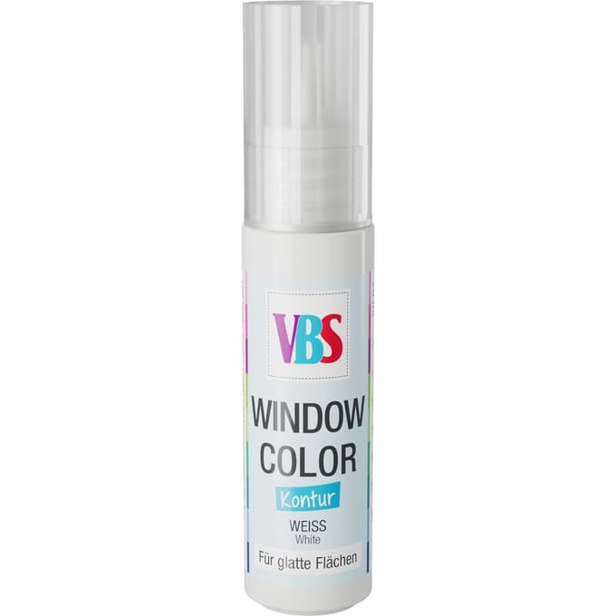 VBS Window Color contour, 20 ml - Wit
