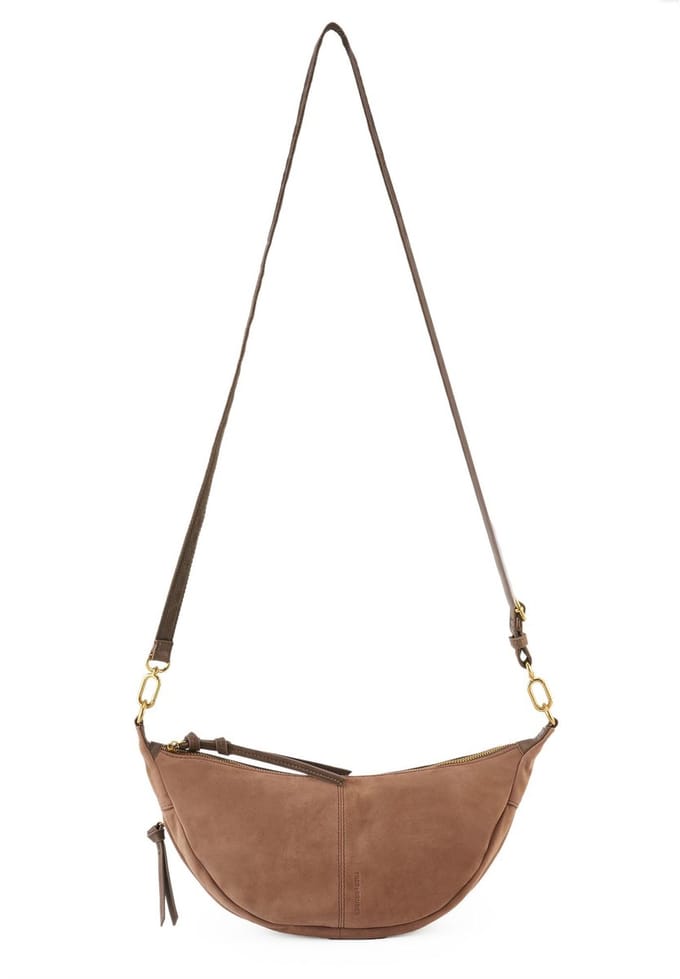 FREDsBRUDER schoudertas Beyond Crossbag Toffee bruine