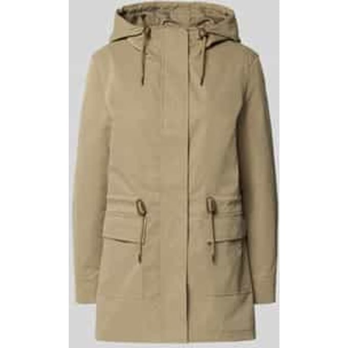 Regular fit parka met tunnelkoord Model 'LOUISE'