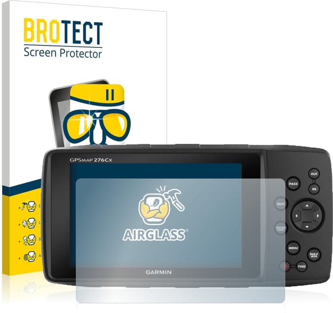 Screenprotector voor Garmin 276Cx Beschermglas transparant
