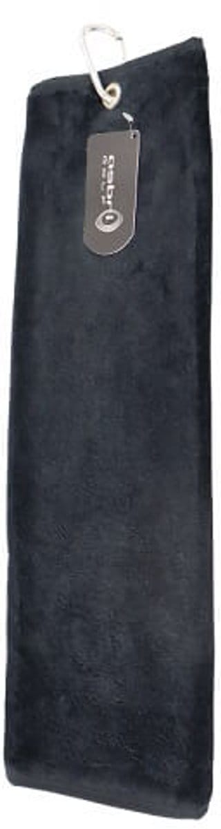 Asbri Trifold Golf Towel Black